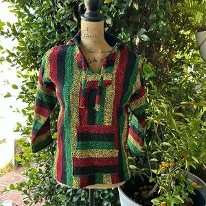 Authentic Mexican Baja Hooded shirt. Made in Mexico 🇲🇽